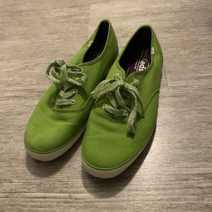 Kelly green Keds